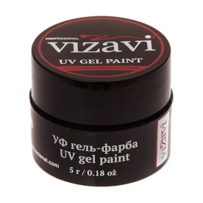 Гель-фарба для нігтів Vizavi Professional UV Gel Paint 12 Коричнева, 5 г